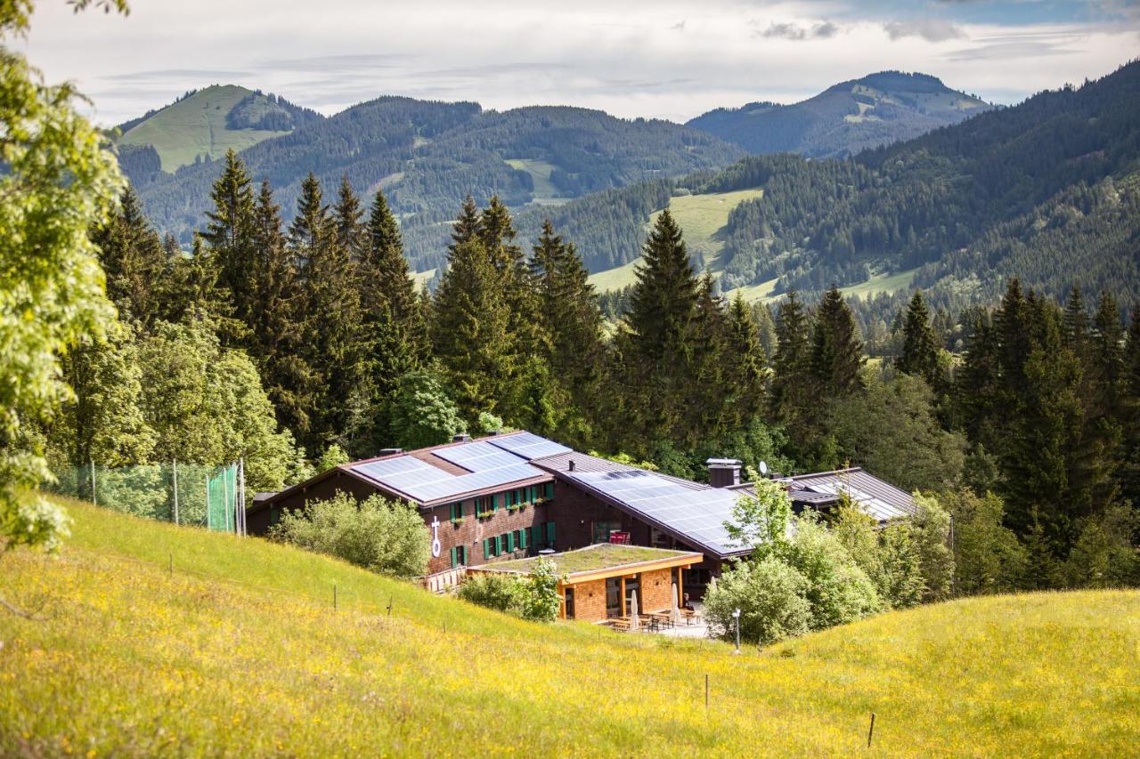 Хостел Bergheim Unterjoch Бад-Хинделанг Экстерьер фото